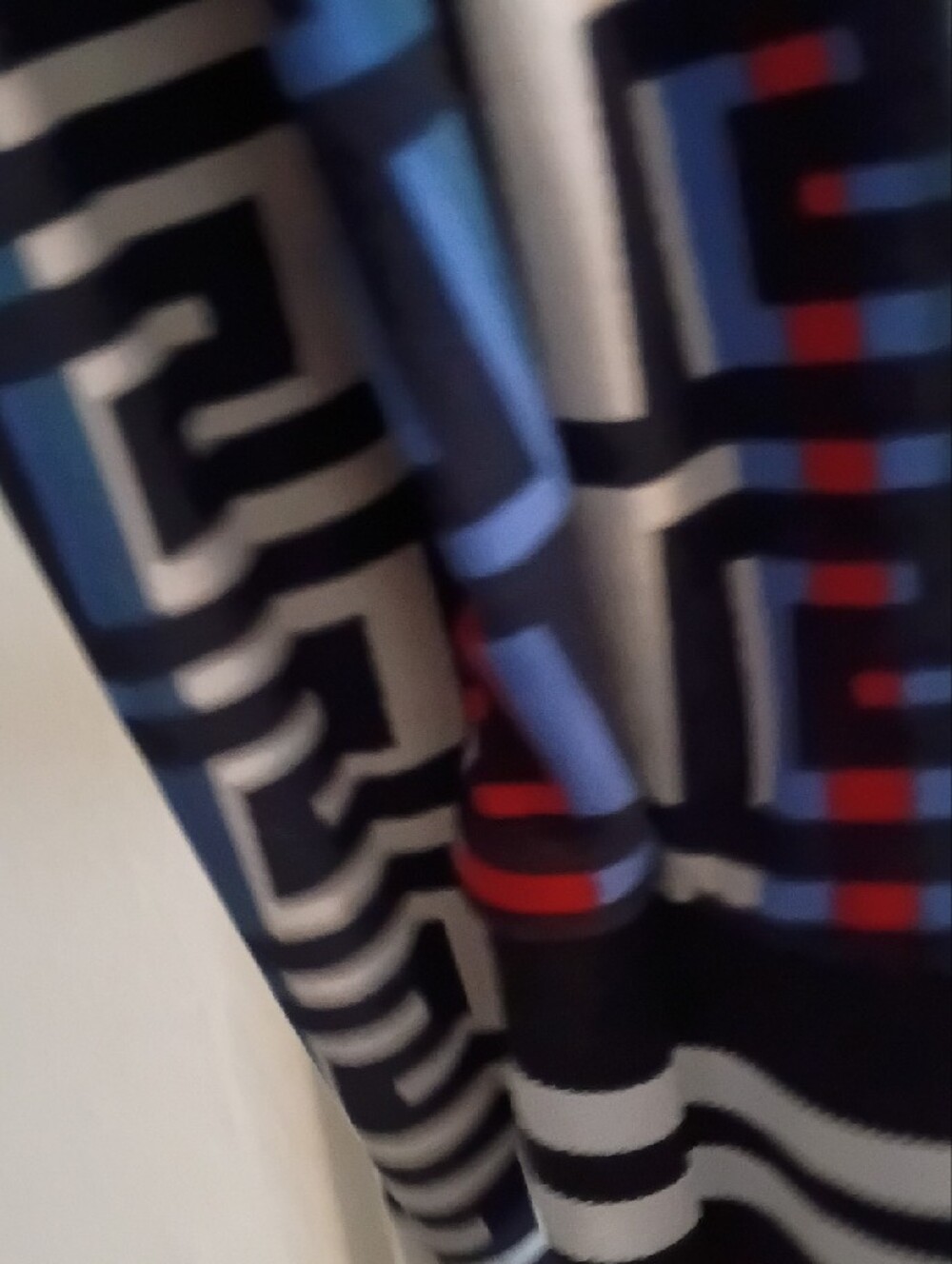Geometric Print Navy & Red Track Jogger Set - Women - Picture 6 of 8